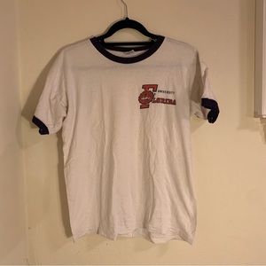Vintage Champion University of Florida White Logo Tee Large